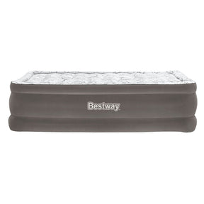 Bestway Air Mattress Queen Inflatable Bed 56cm Airbed Grey - SportZone.co.nz
