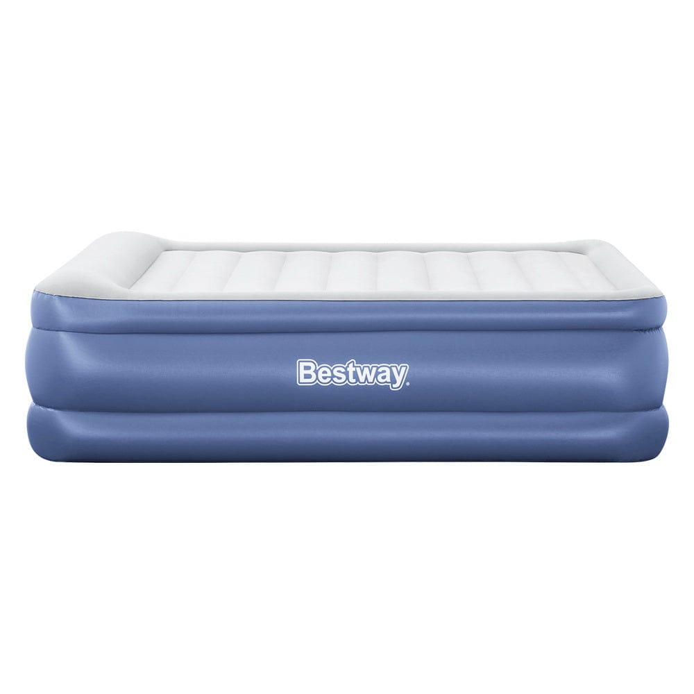 Bestway Air Mattress Queen Inflatable Bed 61cm Airbed Blue - SportZone.co.nz