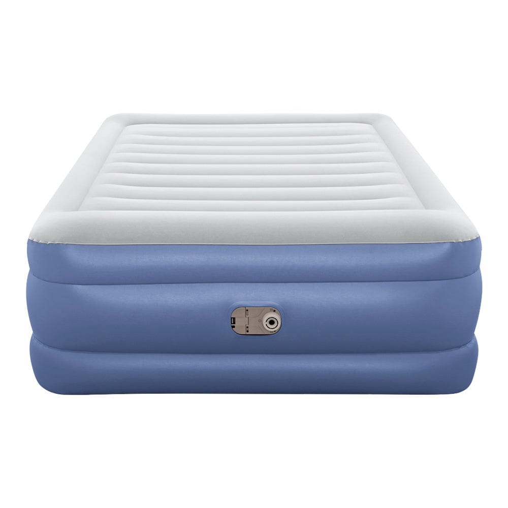 Bestway Air Mattress Queen Inflatable Bed 61cm Airbed Blue - SportZone.co.nz