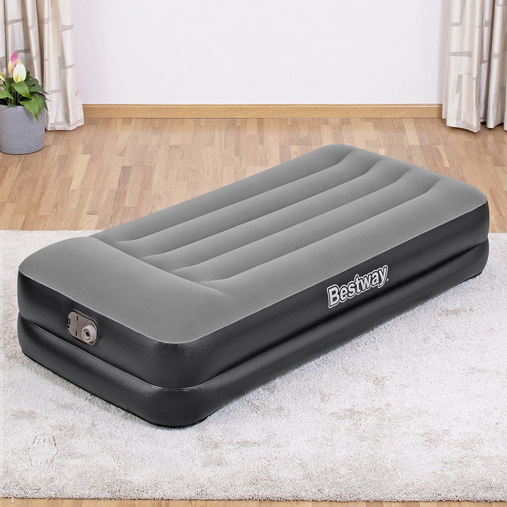 Bestway Air Mattress Single Inflatable Bed 46cm Airbed Black - SportZone.co.nz