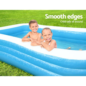 Bestway Kids Pool 305x183x56cm Inflatable Above Ground Swimming Pools 1161L - SportZone.co.nz