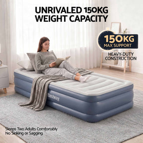 Bestway Mattress Air Bed Single Size 51CM Inflatable Camping Beds Home Outdoor - SportZone.co.nz