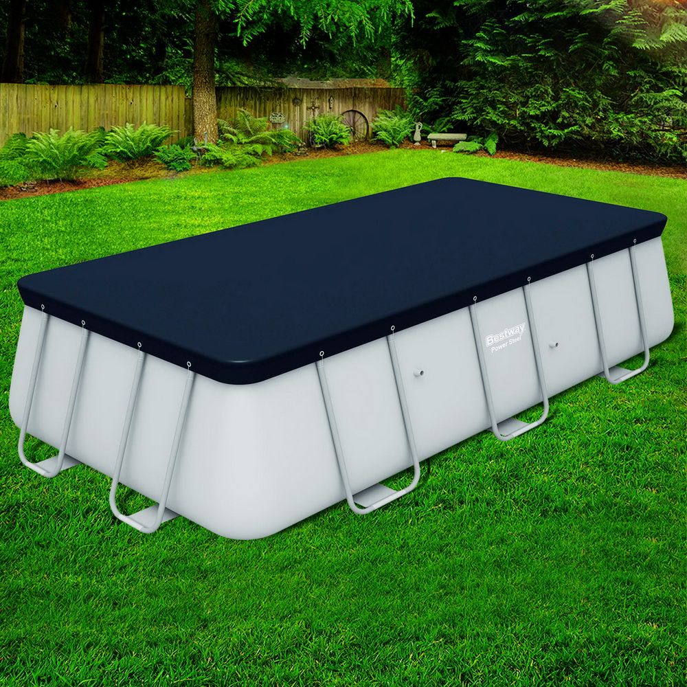 Bestway Pool Cover Fits 4.12x2.01m Above Ground Swimming Pool PVC Blanket - SportZone.co.nz