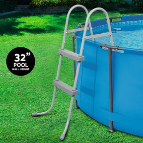 Bestway Pool Ladder 84cm 2 Step Above Ground Swimming Pools Removable Steps Stairs - SportZone.co.nz