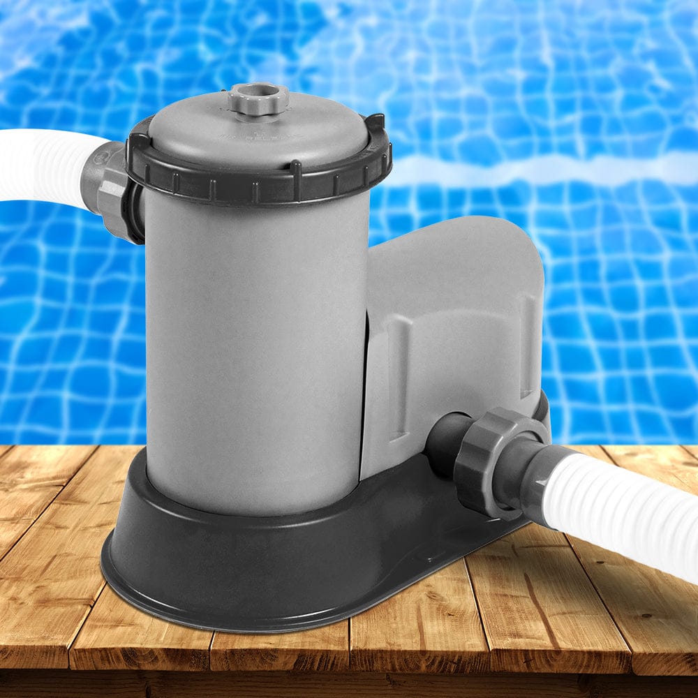 Bestway Pool Pump Cartridge Filter 1500GPH 5678L/H Flowclear™ Filters Cleaner - SportZone.co.nz