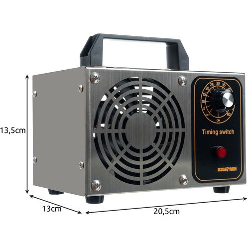 Black Air Purifier, 20000 mg/h - Cleans and Sanitizes the Air - SportZone.co.nz