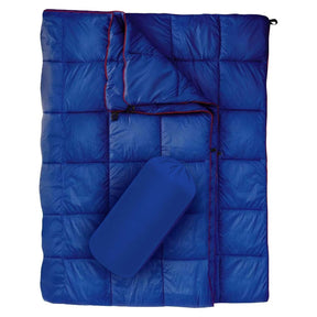 Blue Compact Lightweight Quilted Blanket - SportZone.co.nz