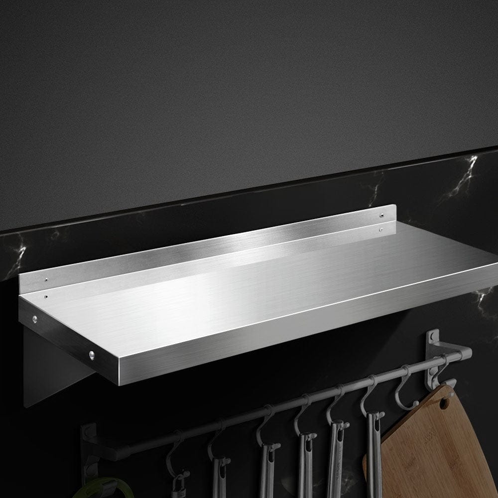 Cefito 900mm Stainless Steel Kitchen Wall Shelf Mounted Rack - SportZone.co.nz