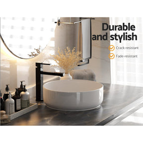 Cefito Bathroom Basin Ceramic Vanity Sink Hand Wash Bowl 35x12cm - SportZone.co.nz