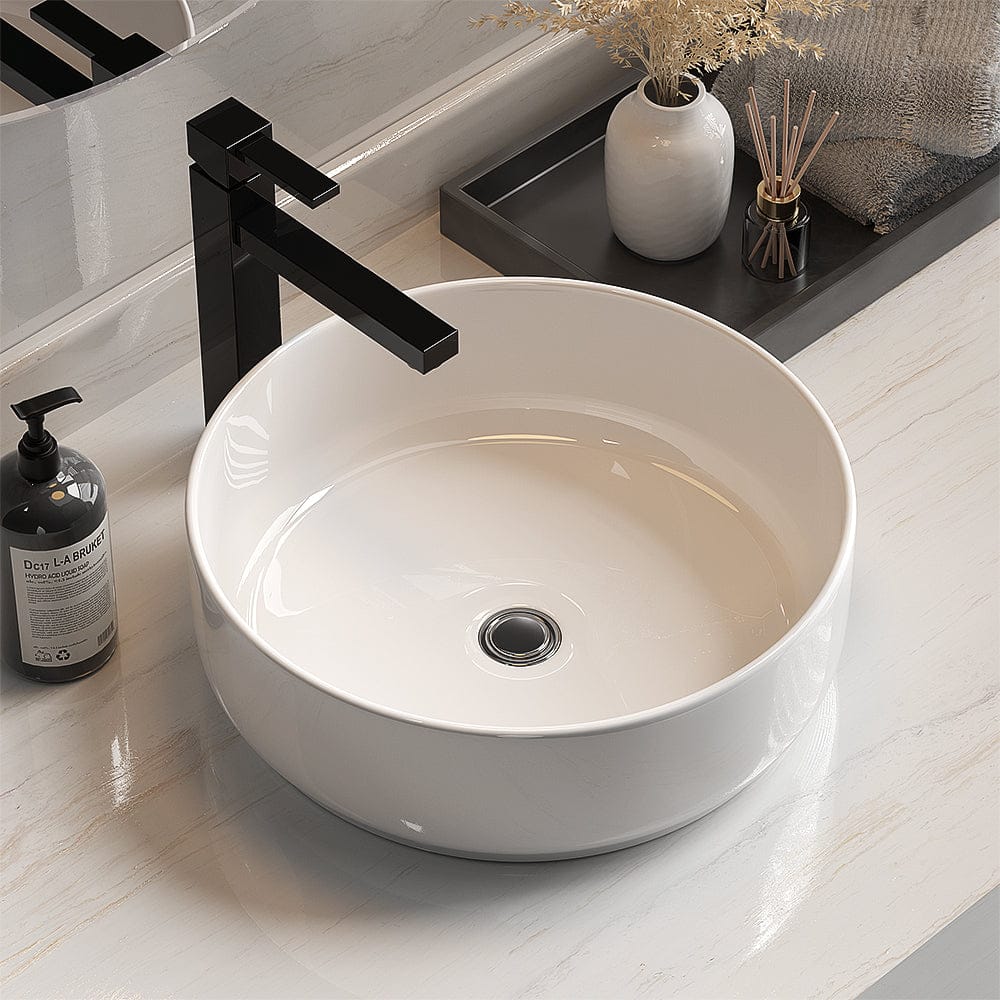 Cefito Bathroom Basin Ceramic Vanity Sink Hand Wash Bowl 35x12cm - SportZone.co.nz