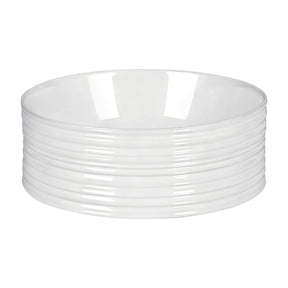 Cefito Bathroom Basin Vanity Sink Vessel Ceramic White Round Countertop 36cm - SportZone.co.nz