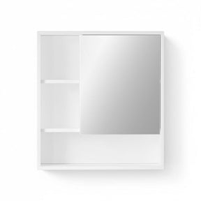 Cefito Bathroom Mirror Cabinet Mirrored Medicine Adjustable Shelf Wall Mounted 560mm White - SportZone.co.nz