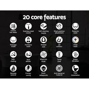 Cefito Bidet Electric Toilet Seat Cover Remote Control - SportZone.co.nz