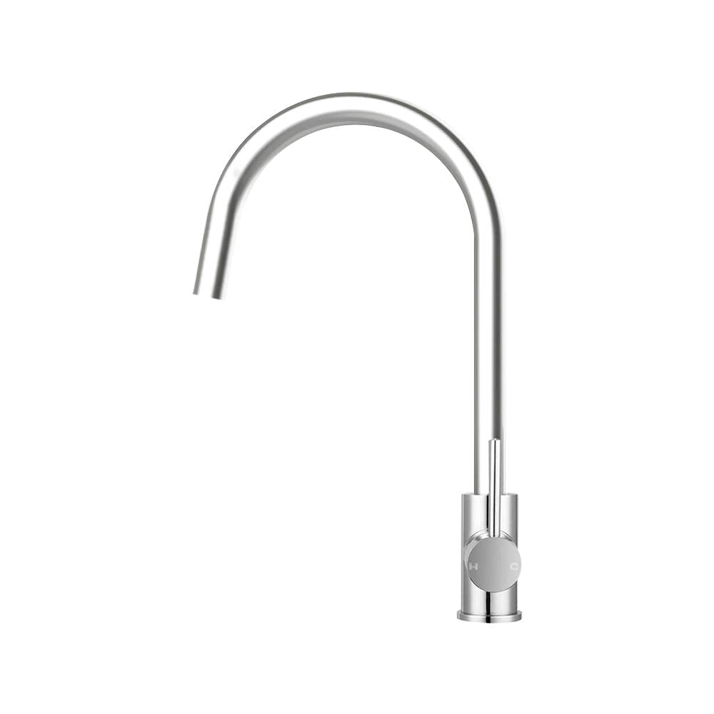 Cefito Kitchen Mixer Tap Mixer Round Sink Faucet Basin Laundry Chrome - SportZone.co.nz