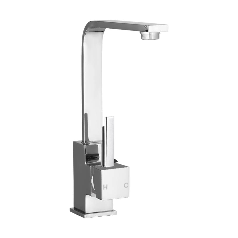 Cefito Kitchen Mixer Tap Mixer Square Sink Faucet Basin Laundry Chrome - SportZone.co.nz