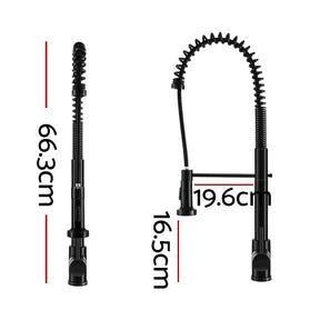 Cefito Kitchen Mixer Tap Pull Down 2 Modes Sink Faucet Basin Laundry Black - SportZone.co.nz
