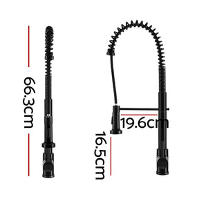 Cefito Kitchen Mixer Tap Pull Down 2 Modes Sink Faucet Basin Laundry Black - SportZone.co.nz