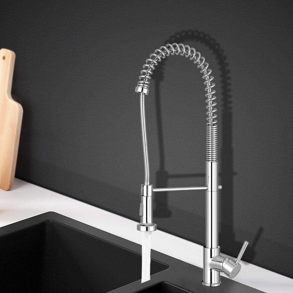 Cefito Kitchen Mixer Tap Pull Down 2 Modes Sink Faucet Basin Laundry Chrome - SportZone.co.nz