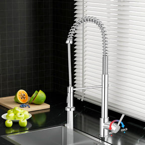 Cefito Kitchen Mixer Tap Pull Down 2 Modes Sink Faucet Basin Laundry Chrome - SportZone.co.nz