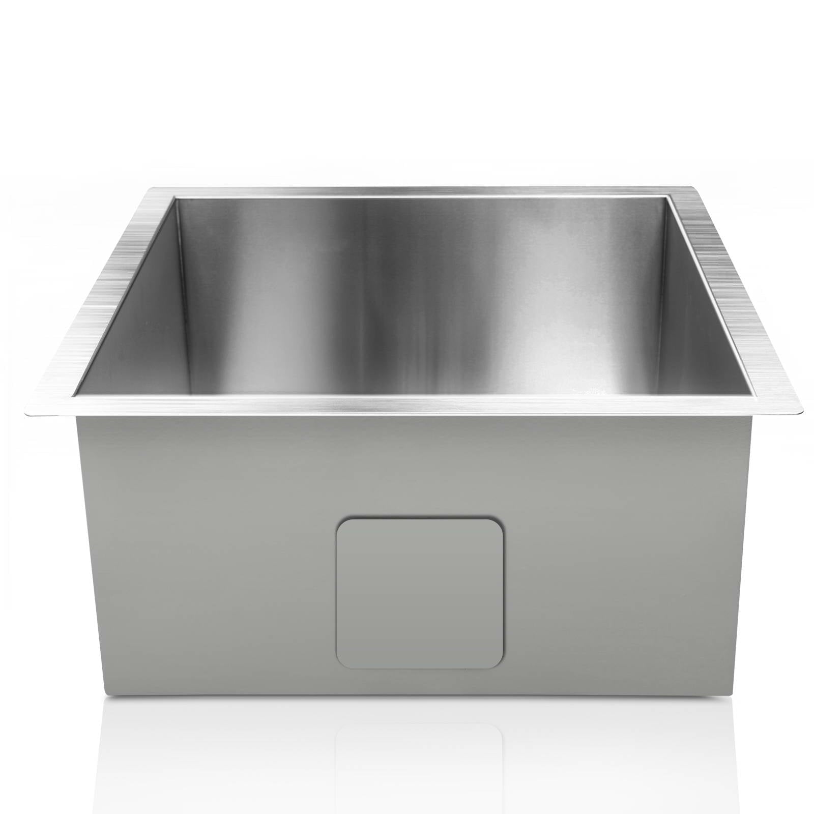 Cefito Kitchen Sink 36X36CM Stainless Steel Nano Basin Single Bowl Silver - SportZone.co.nz