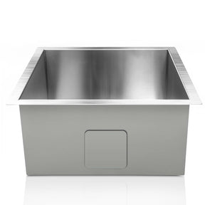 Cefito Kitchen Sink 36X36CM Stainless Steel Nano Basin Single Bowl Silver - SportZone.co.nz
