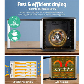 Devanti 10 Trays Food Dehydrator - SportZone.co.nz