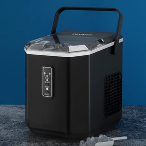 Devanti 12kg Ice Maker Machine 1.3L w/Scoop Holder Black - SportZone.co.nz