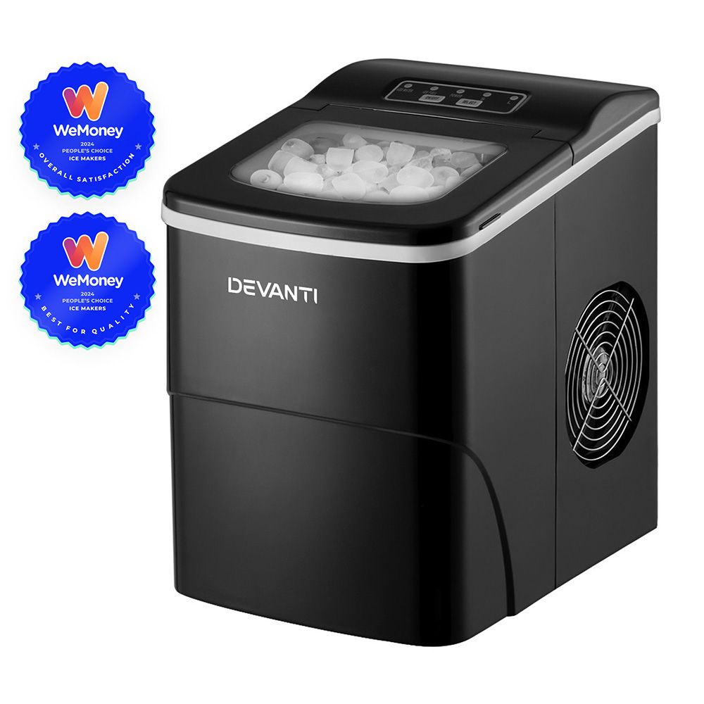 Devanti 12kg Ice Maker Machine Black - SportZone.co.nz