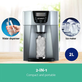 Devanti 12kg Ice Maker Machine with Water Dispenser - SportZone.co.nz