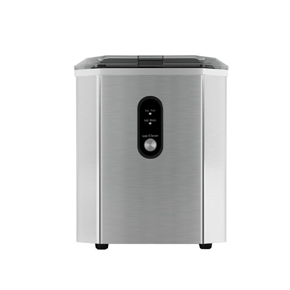 Devanti 12kg Ice Maker Machine w/Scoop Holder Silver - SportZone.co.nz