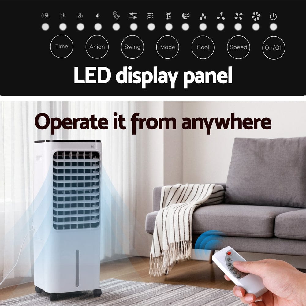 Devanti 12L Evaporative Air Cooler Conditioner - SportZone.co.nz