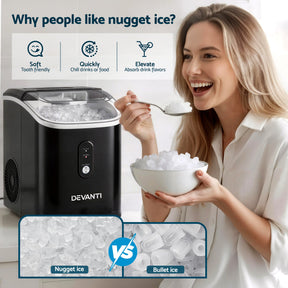 Devanti 15kg Nugget Ice Maker Machine - SportZone.co.nz