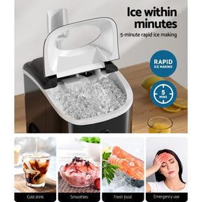Devanti 15kg Nugget Ice Maker Machine - SportZone.co.nz