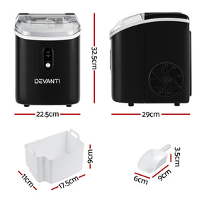 Devanti 15kg Nugget Ice Maker Machine - SportZone.co.nz