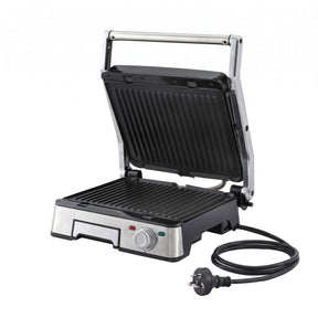 Devanti 2000W 3-in-1 Panini Press Grill Sandwich Maker 180° Open 4 Slice - SportZone.co.nz