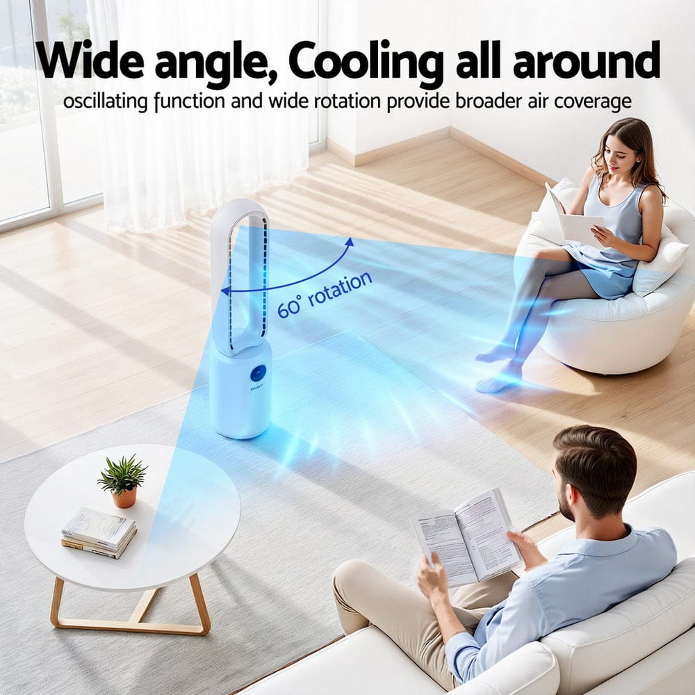 Devanti 2in1 Bladeless Fan Air Purification W/ Remote 88cm - SportZone.co.nz