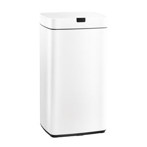 Devanti 45L Motion Sensor Bin Rubbish Automatic White - SportZone.co.nz