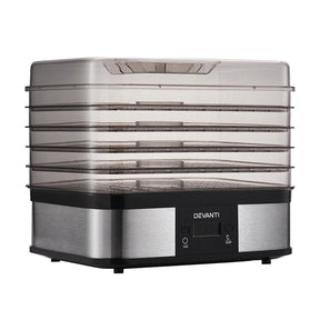 Devanti 5 Trays Food Dehydrator - SportZone.co.nz