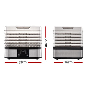 Devanti 5 Trays Food Dehydrator - SportZone.co.nz