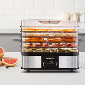 Devanti 5 Trays Food Dehydrator - SportZone.co.nz