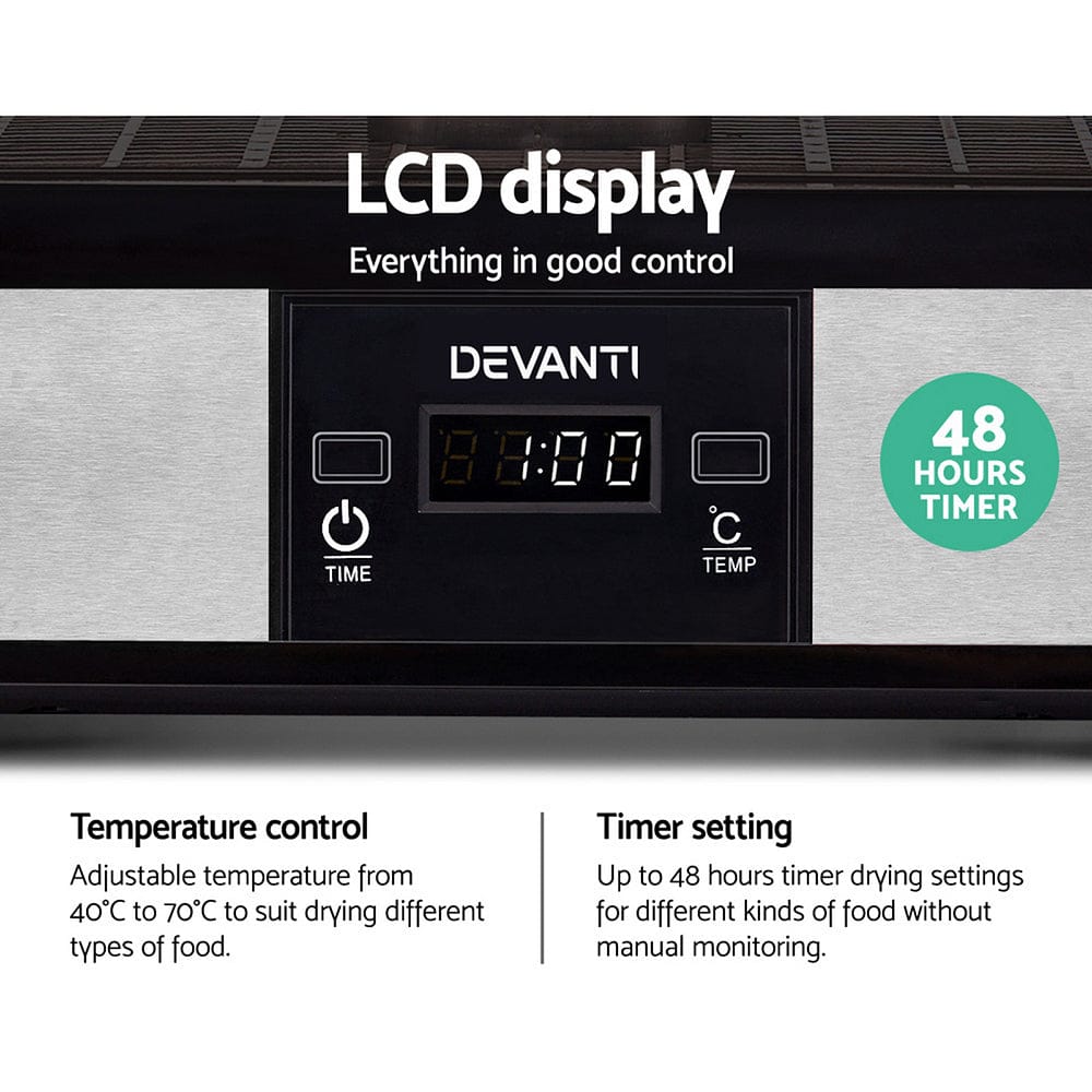 Devanti 5 Trays Food Dehydrator - SportZone.co.nz