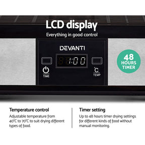 Devanti 5 Trays Food Dehydrator - SportZone.co.nz