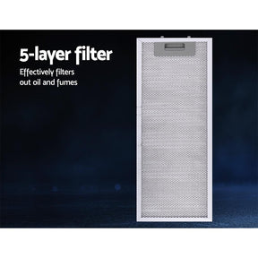 Devanti 520mm Range Hood 52cm Rangehood Stainless Steel - SportZone.co.nz