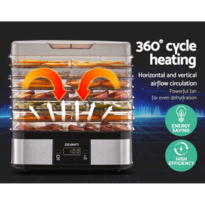 Devanti 7 Trays Food Dehydrator - SportZone.co.nz
