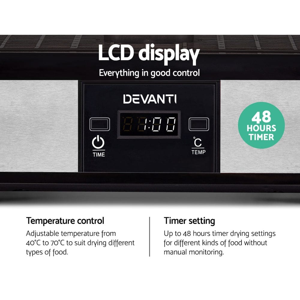 Devanti 7 Trays Food Dehydrator - SportZone.co.nz