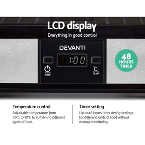 Devanti 7 Trays Food Dehydrator - SportZone.co.nz
