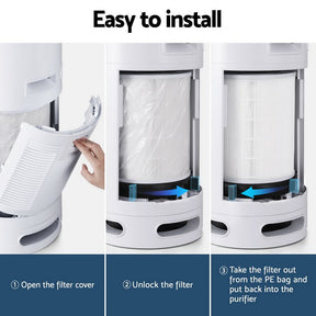 Devanti Air Purifier 4 Layers HEPA Replacement Filter - SportZone.co.nz