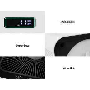 Devanti Air Purifier Home Purifiers HEPA Filter - SportZone.co.nz