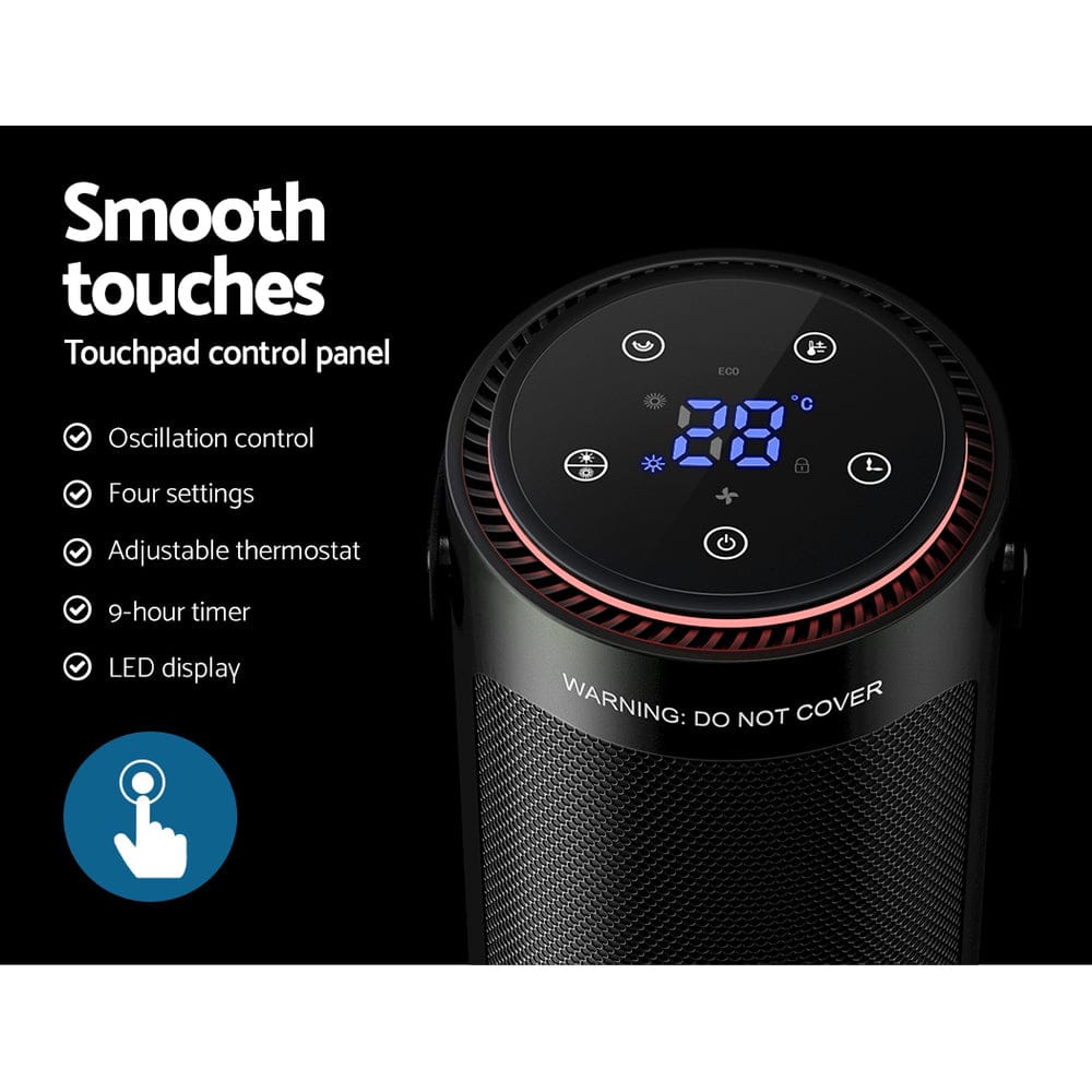 Devanti Ceramic Tower Heater 2000W - SportZone.co.nz