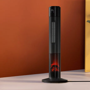 Devanti Ceramic Tower Heater 3D Flame 2000W - SportZone.co.nz